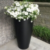 Modesto Double-Wall 32" Height Planter with  Polyethylene Frame - 9 lbs.