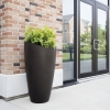 Modesto Double-Wall 42" Height Planter with Polyethylene Frame - 23 lbs.