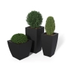 Kobi Planters Package of 3 with Polyethylene Frames