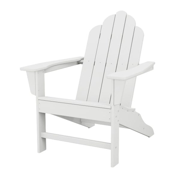 Long Island Adirondack Recycled Plastic Patio Chair From Polywood
