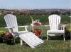 Seashell Adirondack Recycled Plastic Patio Chair from Polywood