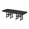 96" x 43" Rectangular Nautical Recycled Plastic Dining Table from Polywood
