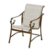 Tradewind Dining Chair - Commercial Aluminum Frame With Sling Fabric