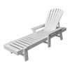 Fanback Recycled Plastic Chaise - 60 Lbs.