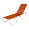 Neptune Chaise Lounge Sling Commercial Aluminum Frame