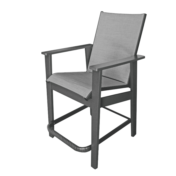 Sienna Sling Bar Chair With Marine Grade Polymer Frame