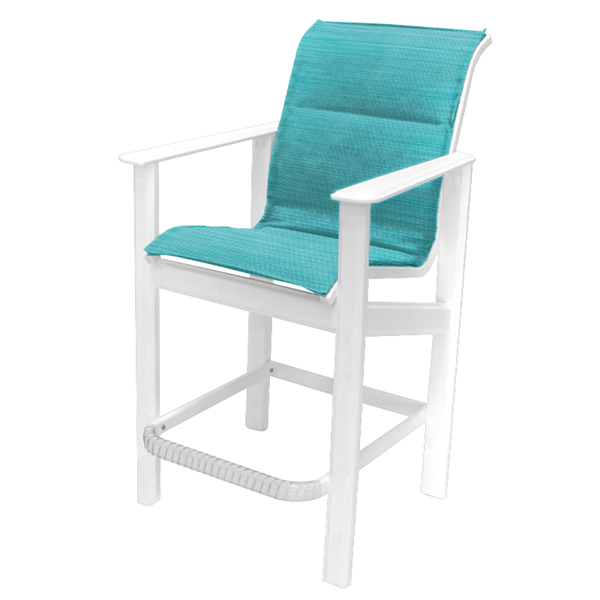 Hampton Sling Bar Chair with Marine Grade Polymer Frame - 50 lbs.