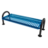 RHINO Slatted Steel MOD Bench without Back