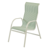 Ocean Breeze Dining Chair - Commercial Aluminum Frame With Sling Fabric_2