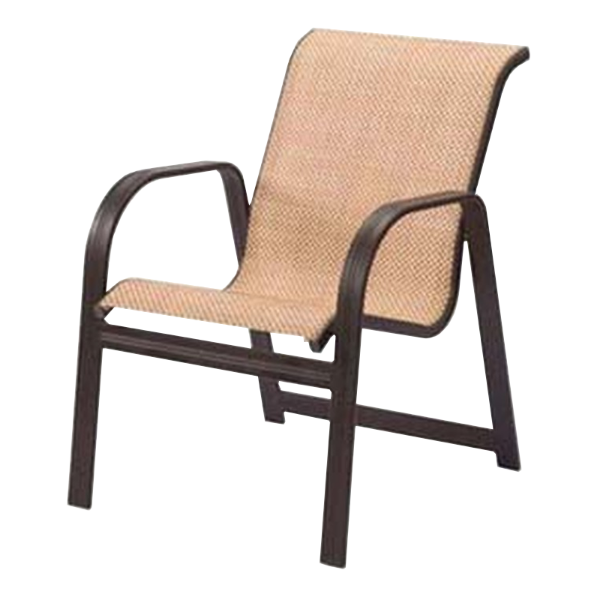 Aluminum sling back patio chairs discount