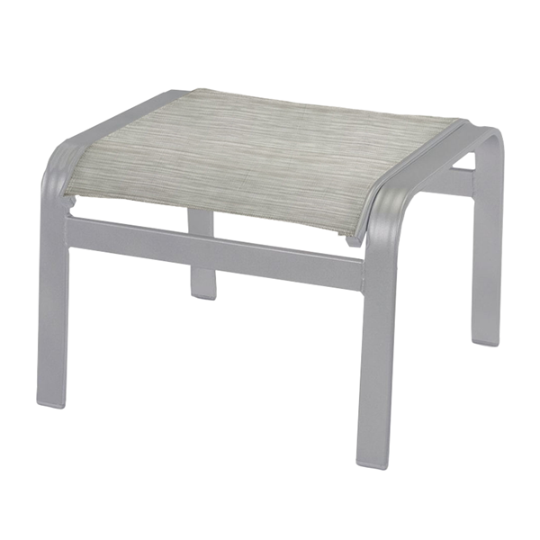 Skyway Sling Ottoman With Powder Coated Aluminum Frame