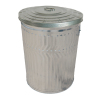 20 Gallon Galvanized Steel Trash Can