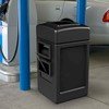 28 Gallon Island Service Center - Polyethylene Plastic Receptacle With 2 Gallon Bucket And Towel Dispenser