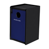 32-Gallon EarthCraft Side-Load Plastic Recycling Receptacle - 91 lbs.