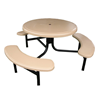 42 Round Fiberglass Picnic Table with Steel Frame