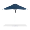 10 Foot Square Aluminum Frame Center Post Premium Umbrella with Marine Grade Fabric