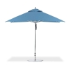 10 Foot Square Aluminum Frame Center Post Premium Umbrella with Marine Grade Fabric