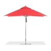 10 Foot Square Aluminum Frame Center Post Premium Umbrella with Marine Grade Fabric