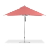 10 Foot Square Aluminum Frame Center Post Premium Umbrella with Marine Grade Fabric