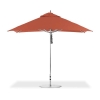 10 Foot Square Aluminum Frame Center Post Premium Umbrella with Marine Grade Fabric