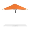 10 Foot Square Aluminum Frame Center Post Premium Umbrella with Marine Grade Fabric