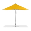 10 Foot Square Aluminum Frame Center Post Premium Umbrella with Marine Grade Fabric