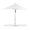 10 Foot Square Aluminum Frame Center Post Premium Umbrella with Marine Grade Fabric