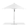 10 Foot Square Aluminum Frame Center Post Premium Umbrella with Marine Grade Fabric