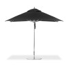 10 Foot Square Aluminum Frame Center Post Premium Umbrella with Marine Grade Fabric