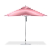 10 Foot Square Aluminum Frame Center Post Premium Umbrella with Marine Grade Fabric