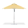 10 Foot Square Aluminum Frame Center Post Premium Umbrella with Marine Grade Fabric