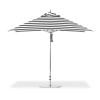 10 Foot Square Aluminum Frame Center Post Premium Umbrella with Marine Grade Fabric