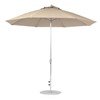 11 foot Diameter Fiberglass Market Umbrella with Crank