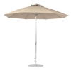 11 foot Diameter Fiberglass Market Umbrella with Crank