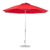 11 foot Diameter Fiberglass Market Umbrella with Crank