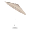 11 foot Diameter Fiberglass Market Umbrella with Auto Tilt Crank, Marine Grade Canopy