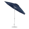 11 foot Diameter Fiberglass Market Umbrella with Auto Tilt Crank, Marine Grade Canopy