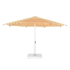 16 ft. Commercial Octagonal "Giant" Cantilever Umbrella, Marine Grade Acrylic Canopy