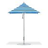 6.5 Foot Square Aluminum Rib Market Umbrella with Marine Grade Fabric Canopy