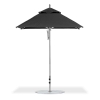 6.5 Foot Square Aluminum Rib Market Umbrella with Marine Grade Fabric Canopy