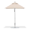 6.5 Foot Square Aluminum Rib Market Umbrella with Marine Grade Fabric Canopy