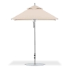 6.5 Foot Square Aluminum Rib Market Umbrella with Marine Grade Fabric Canopy