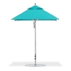 6.5 Foot Square Aluminum Rib Market Umbrella with Marine Grade Fabric Canopy