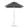 6.5 foot Square Fiberglass Crank Lift Market Umbrella with Marine Grade Canopy