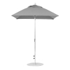 6.5 foot Square Fiberglass Crank Lift Market Umbrella with Marine Grade Canopy