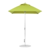 6.5 foot Square Fiberglass Crank Lift Market Umbrella with Marine Grade Canopy