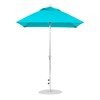 6.5 foot Square Fiberglass Crank Lift Market Umbrella with Marine Grade Canopy