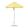 6.5 foot Square Fiberglass Market Umbrella with Marine Grade Canopy