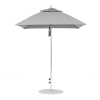 6.5 foot Square Fiberglass Market Umbrella with Marine Grade Canopy