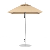 6.5 foot Square Fiberglass Market Umbrella with Marine Grade Canopy